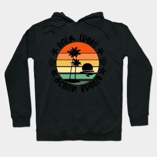 Palm Trees - Ocean Breeze Hoodie